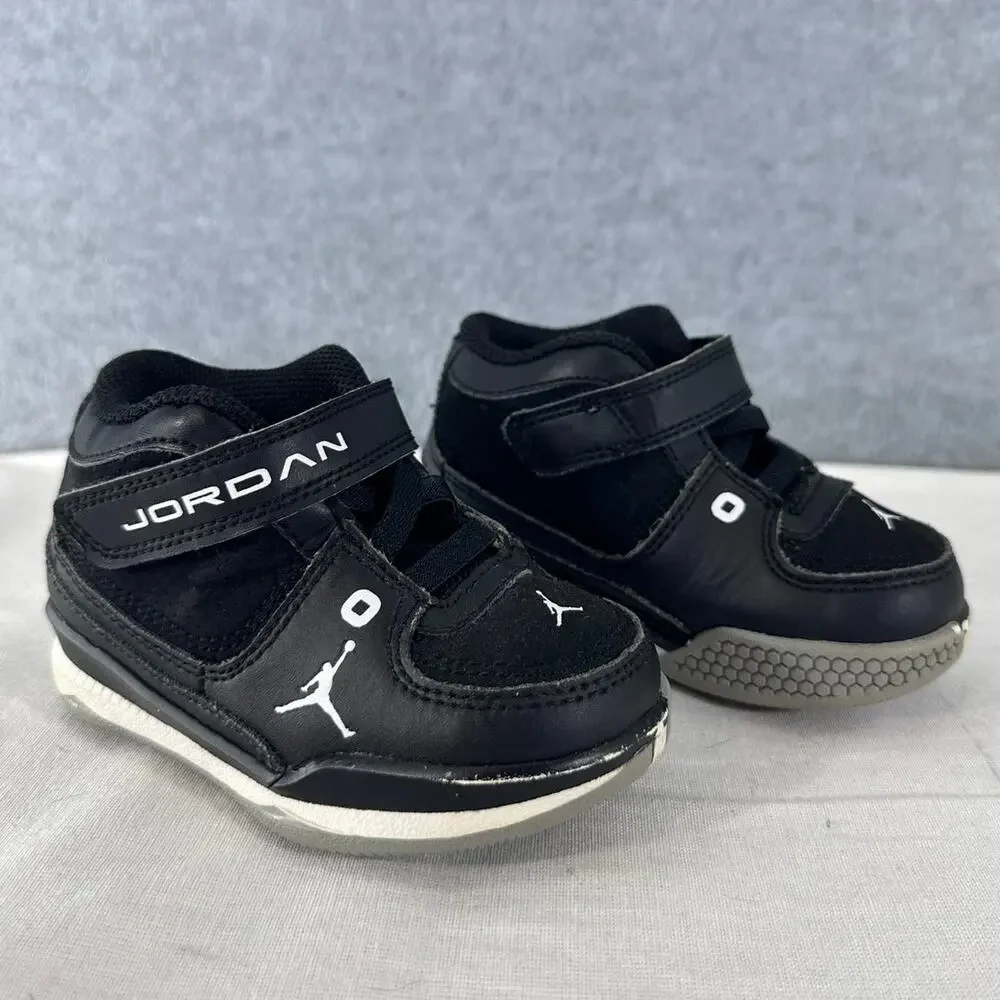 Jordan Team Low Toddler sz 6C 440824-001 Sneaker Elastic Laces & Strap